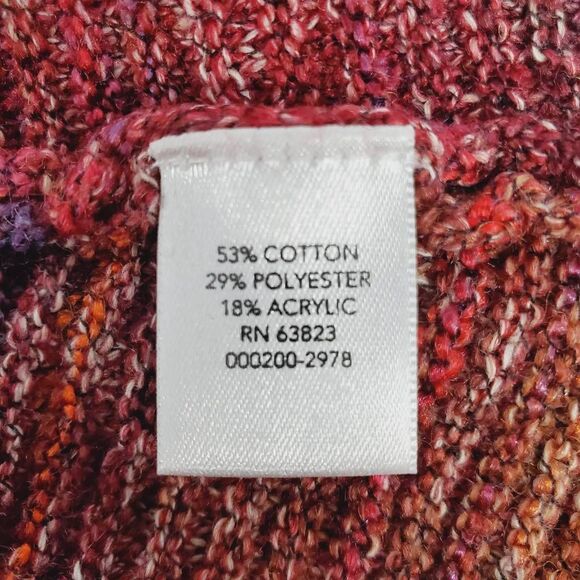 Christopher & Banks Marled Knit Cowl Neck Sweater M - Picture 6 of 7